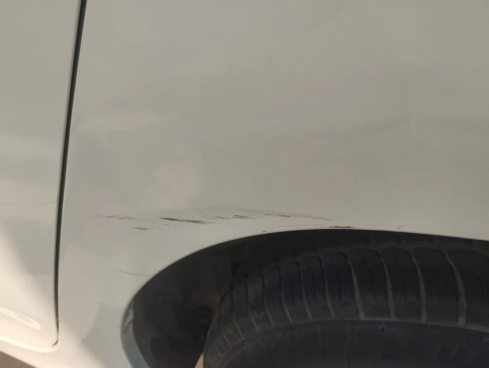Rear fender back