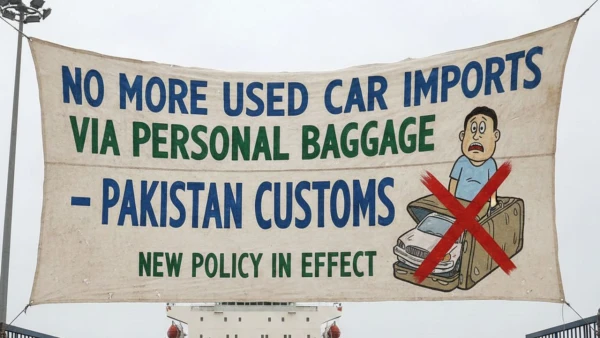 No More Used Car Imports via Personal Baggage in Pakistan