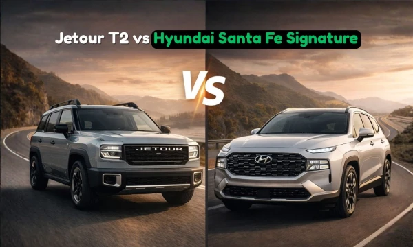 Jetour T2 vs Hyundai Santa Fe Signature