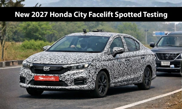 New 2027 Honda City Facelift Spotted Testing
