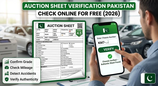 Auction Sheet Verification Pakistan