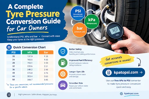 ire Pressure Conversion Guide for Car Owners